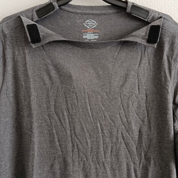 St. John's Bay Super Soft Mens Crew Neck Short Sleeve T-Shirt, Red Sz 2XLT - Picture 3 of 4